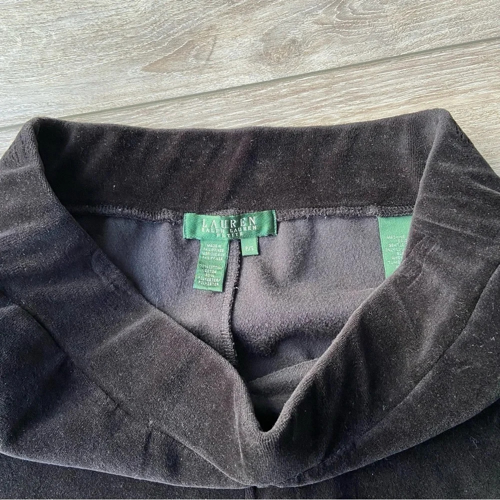 Ralph Lauren Velvet  Bootcut Pull On Pants - Picture 5 of 11